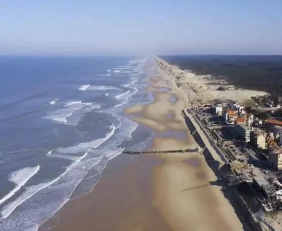 Les grandes plage de la cote girondine